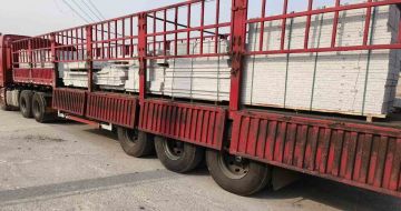 咸阳 白麻荔枝面外墙干挂，工厂装车日常