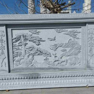 咸阳 芝麻白大型照壁，屏风，影壁