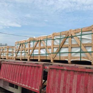 咸阳 芝麻白花岗岩地铺石出口专车-泰国游