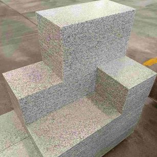 咸阳 白麻花岗岩荔枝面地铺石