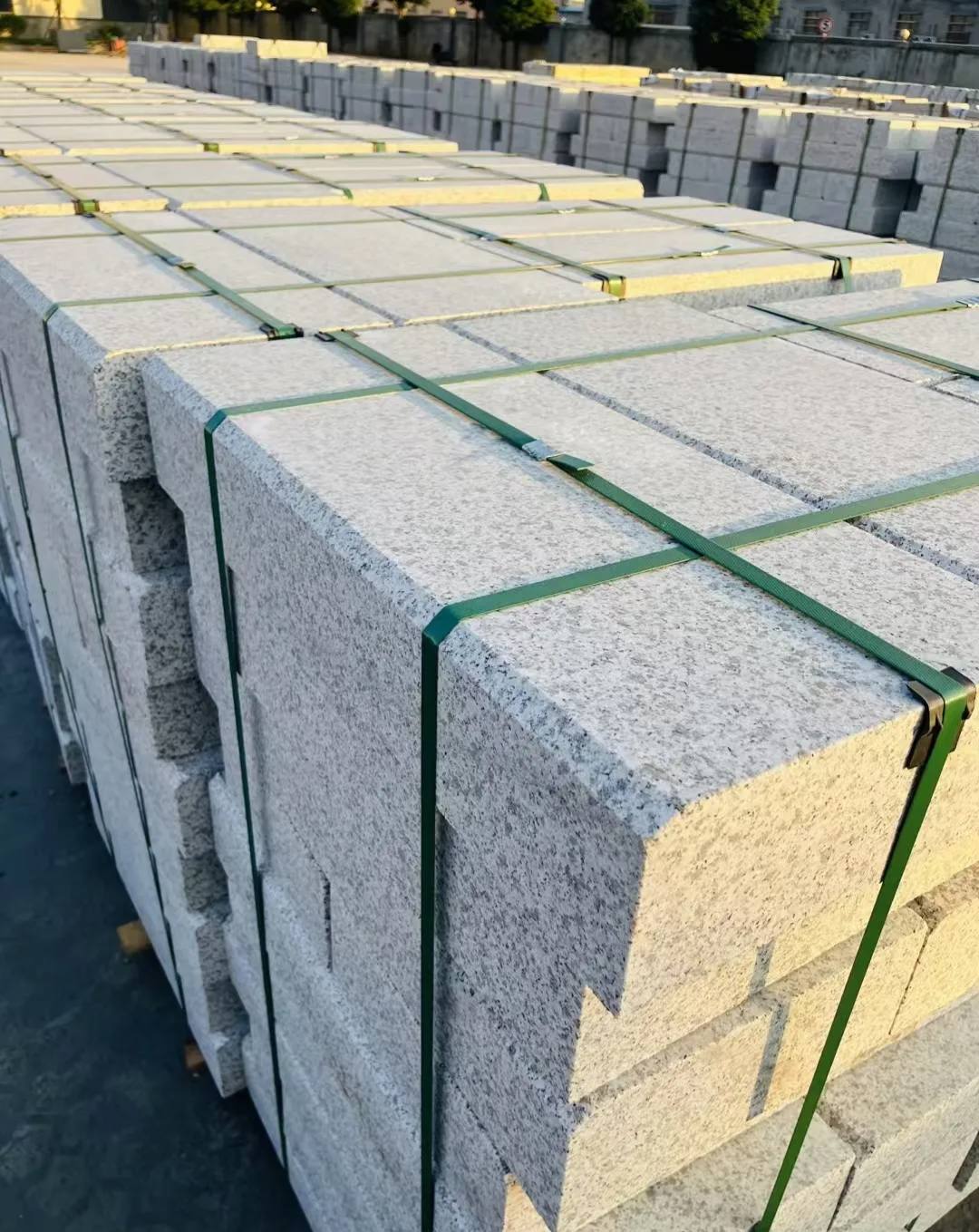 咸阳 白麻花岗岩路沿石，马路牙子，路缘石，平石，立缘石等