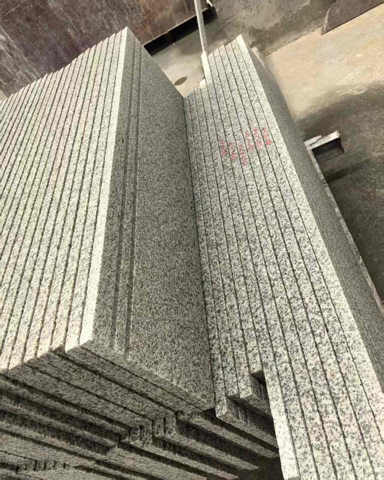 咸阳 白麻荔枝面花岗岩楼梯踏步