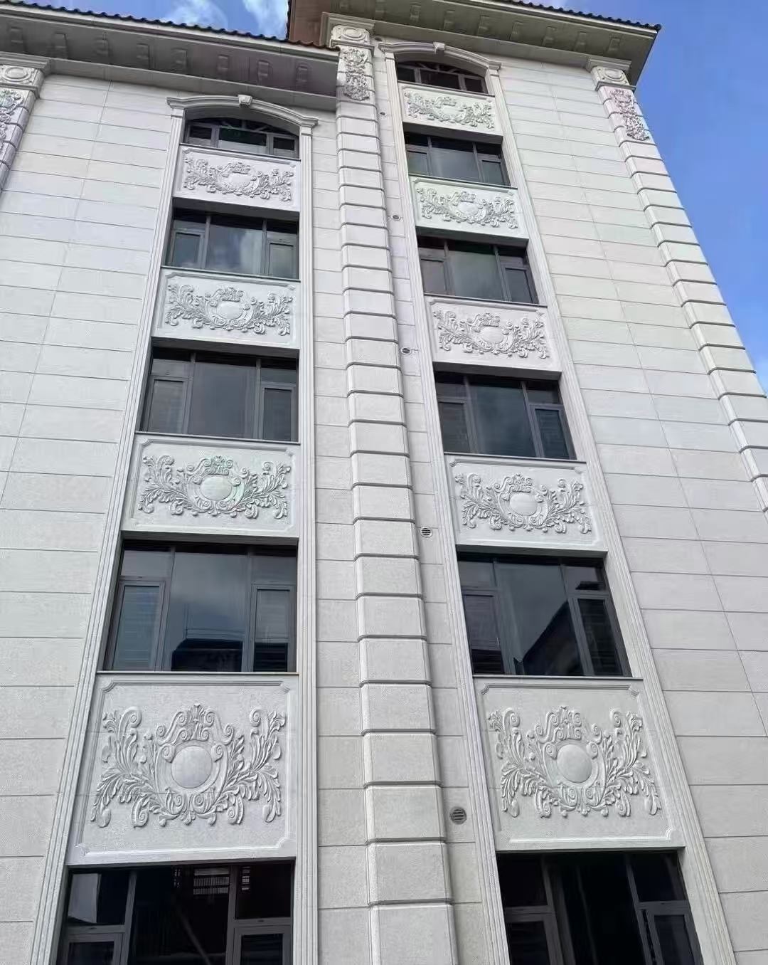 咸阳 白麻荔枝面花岗岩别墅外墙干挂