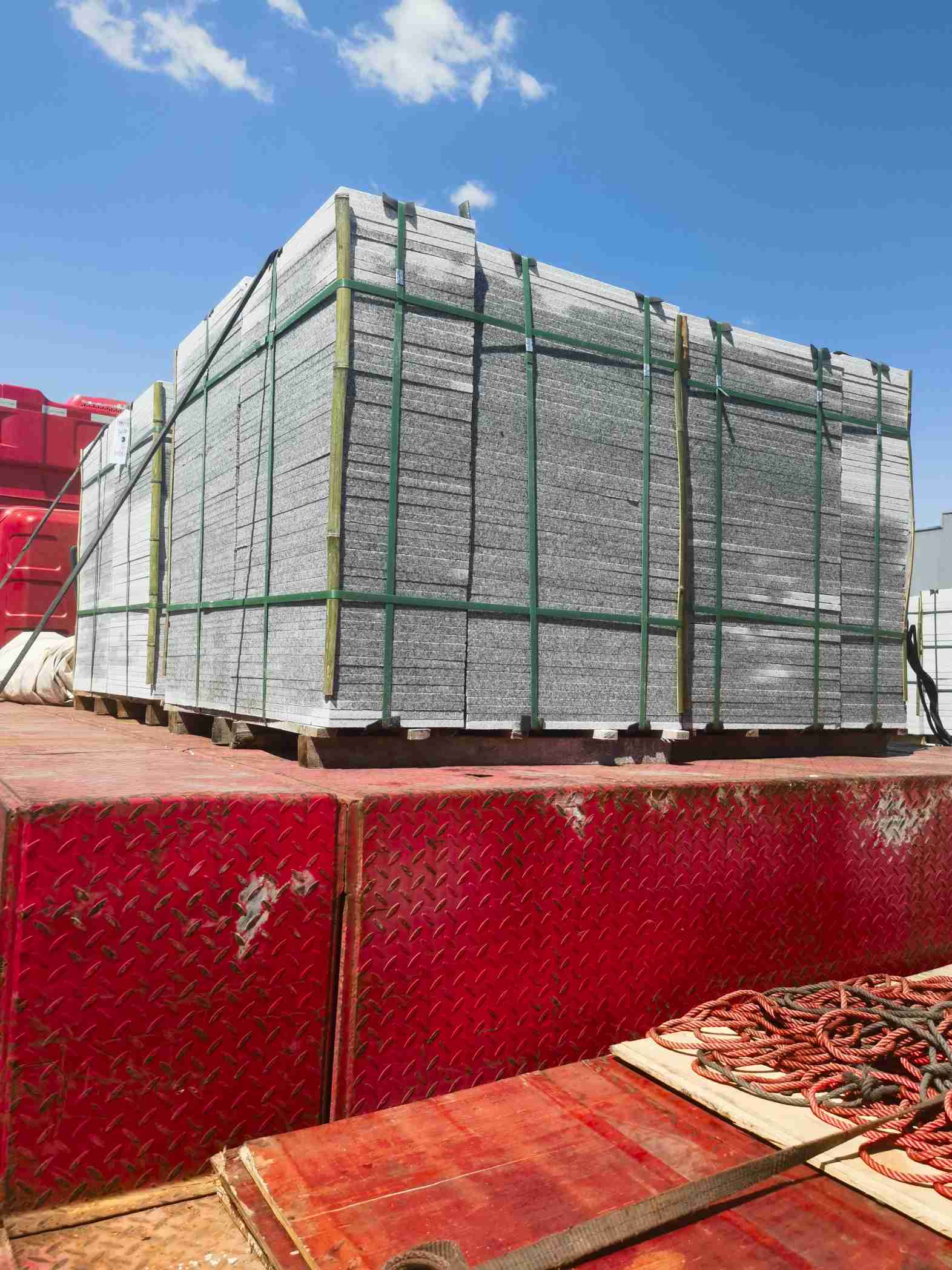 咸阳 芝麻白火烧规格板地铺石300*600/600*600